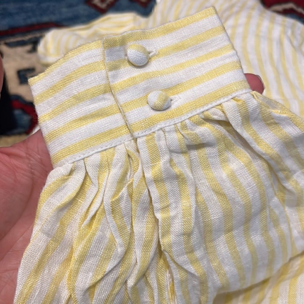 Frame Striped One-Shoulder Linen Top - Picture 8 of 8